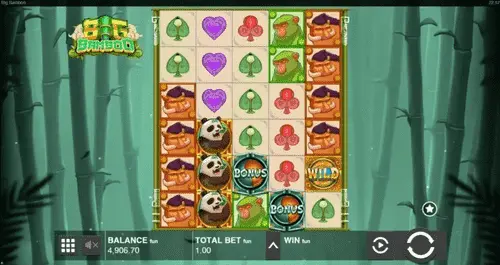 Canadian slot machine Big Bamboo with bonus